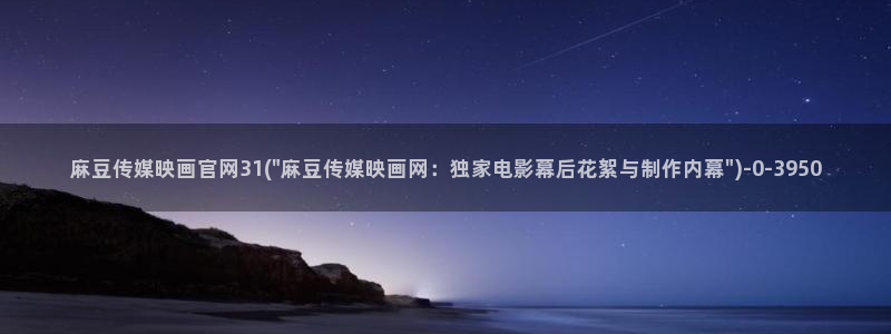 麻豆日记传媒官网